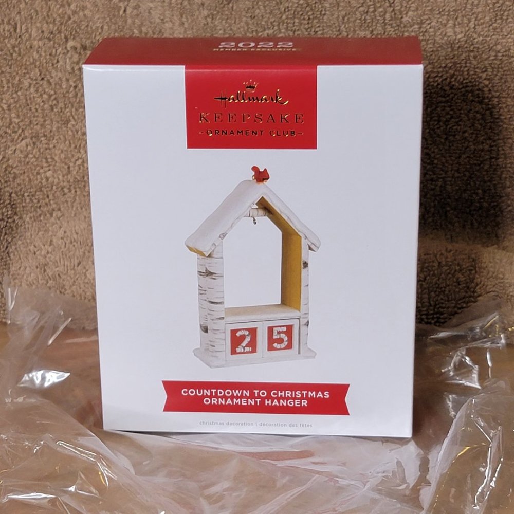 Hallmark Countdown to Christmas KOC Club Exclusive Ornament Hanger Holder 2022